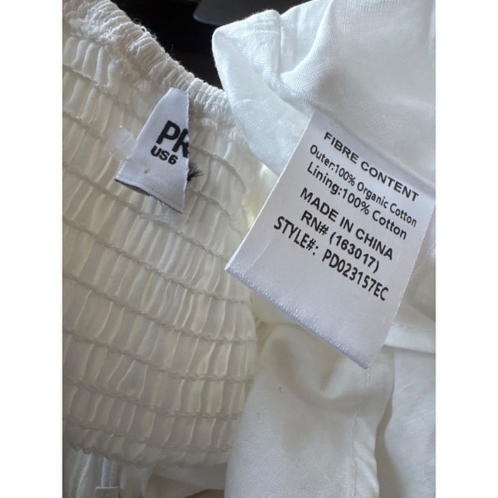 Princess Polly Straplie White Cotton
Mini Dress Square Neck Drop Waist
6 - Picture 8 of 8